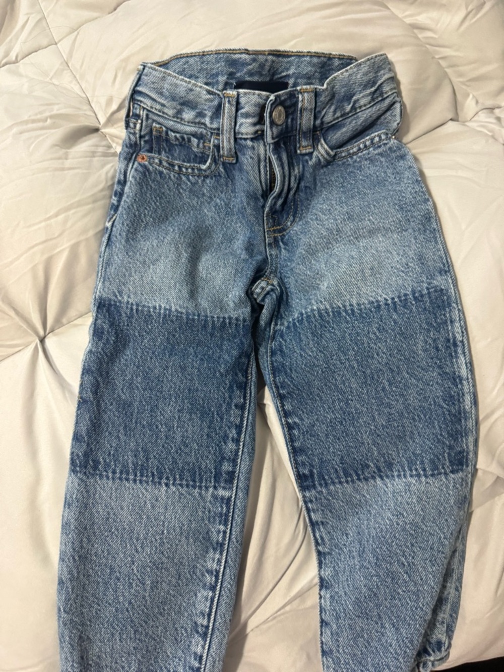 GAP Kids Two-Tone Double Knees Denim Jeans